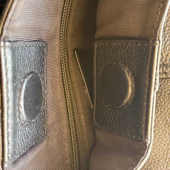 Kooba Classic Black Pebbled Leather Shoulder Bag - Timeless Everyday Hobo - Picture 10 of 13